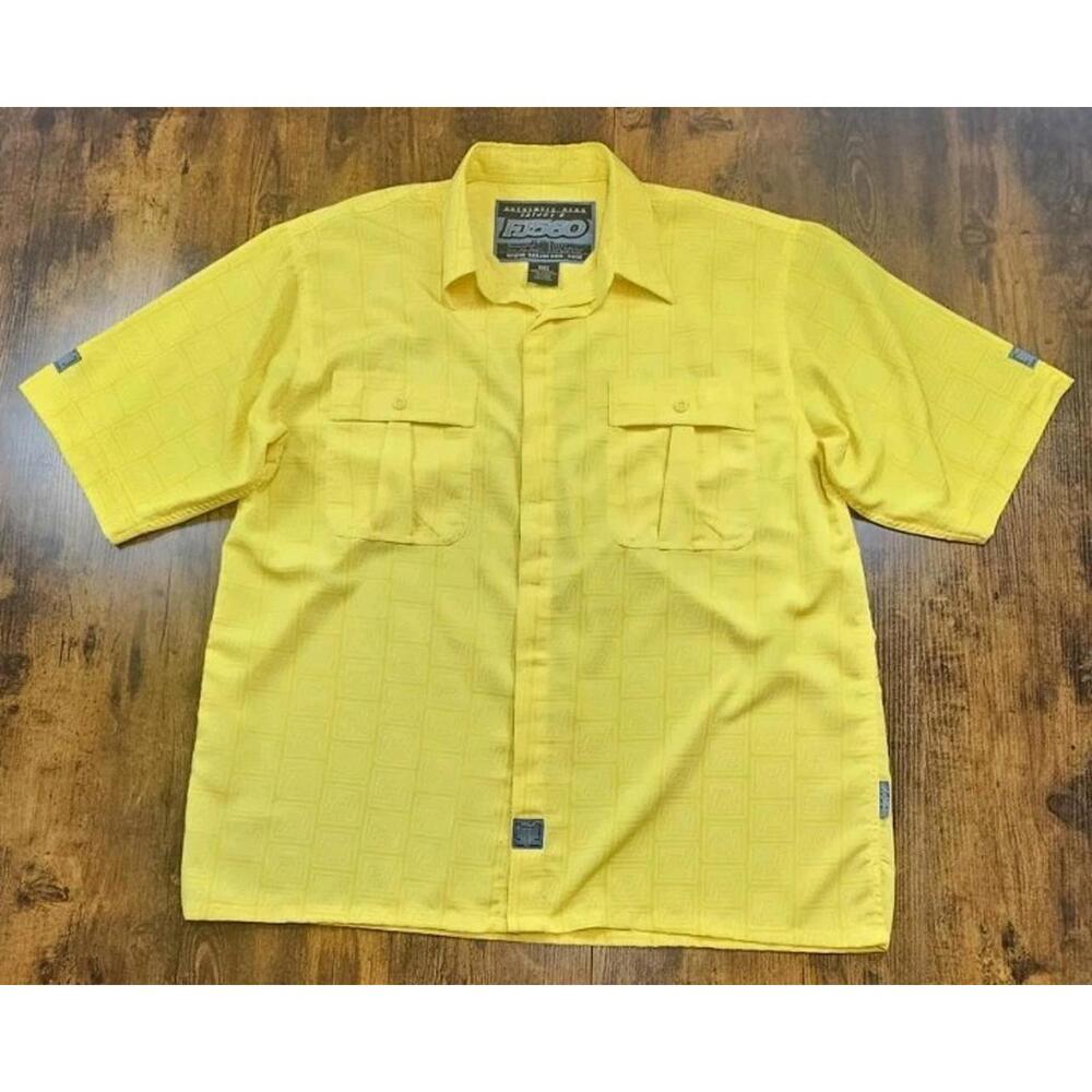 Vintage FJ 560 AOP Mens 2XL Yellow Fat Joe Retro 90s Y2K Hip Hip Rap